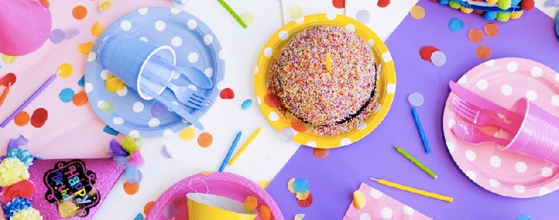 Vibrant cake and festivities for kids birthday party in malaysia
