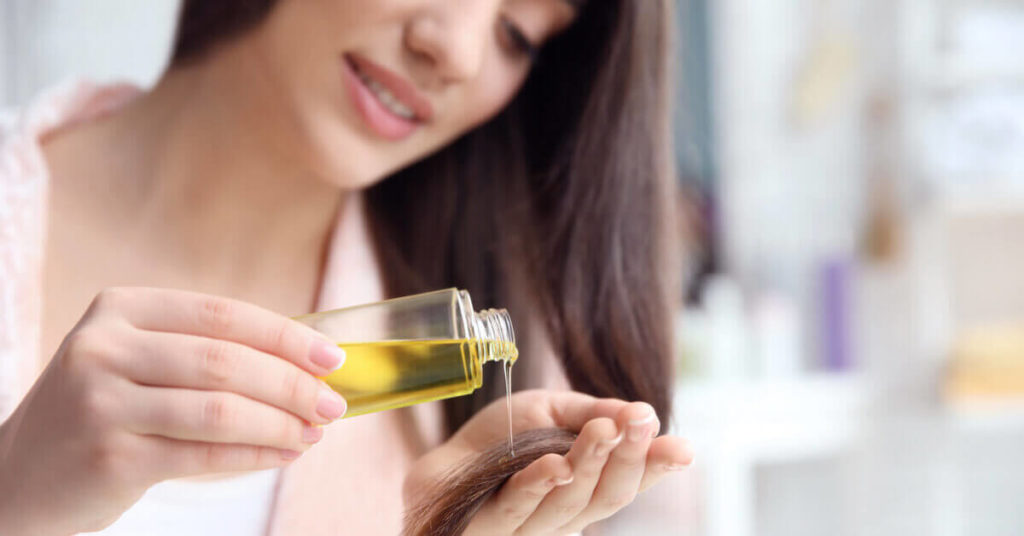 How to apply hair serum effectively.