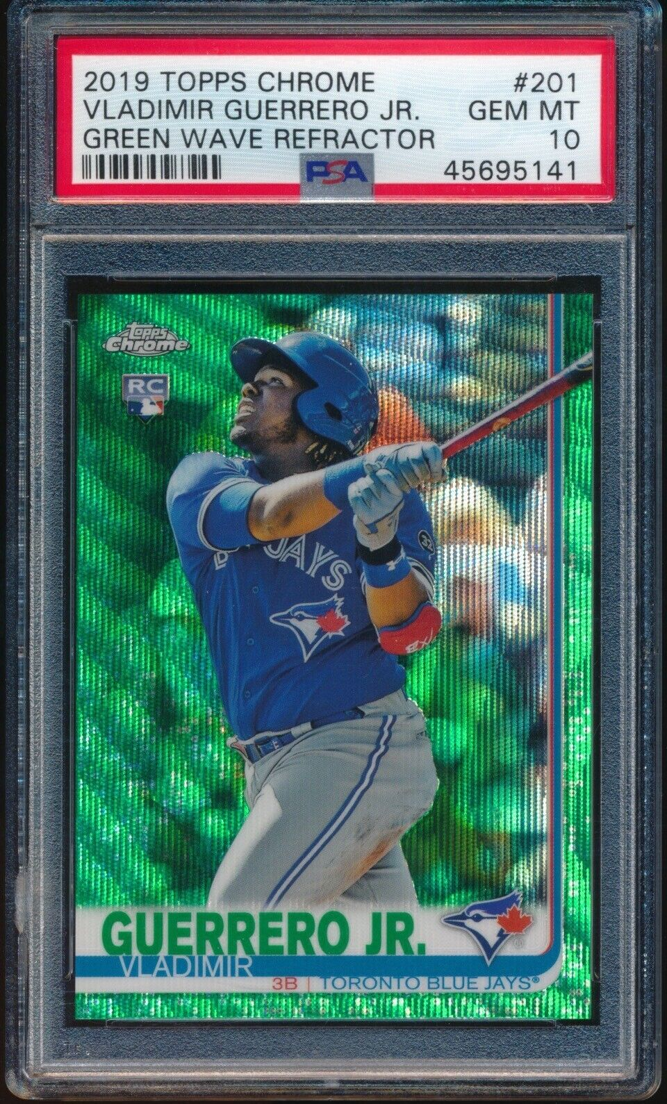 Most valuable Vladimir Guerrero Jr rookie cards: 2019 Topps Chrome Green Wave