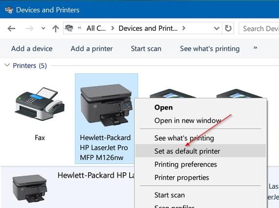 Set-as-Default-Printer