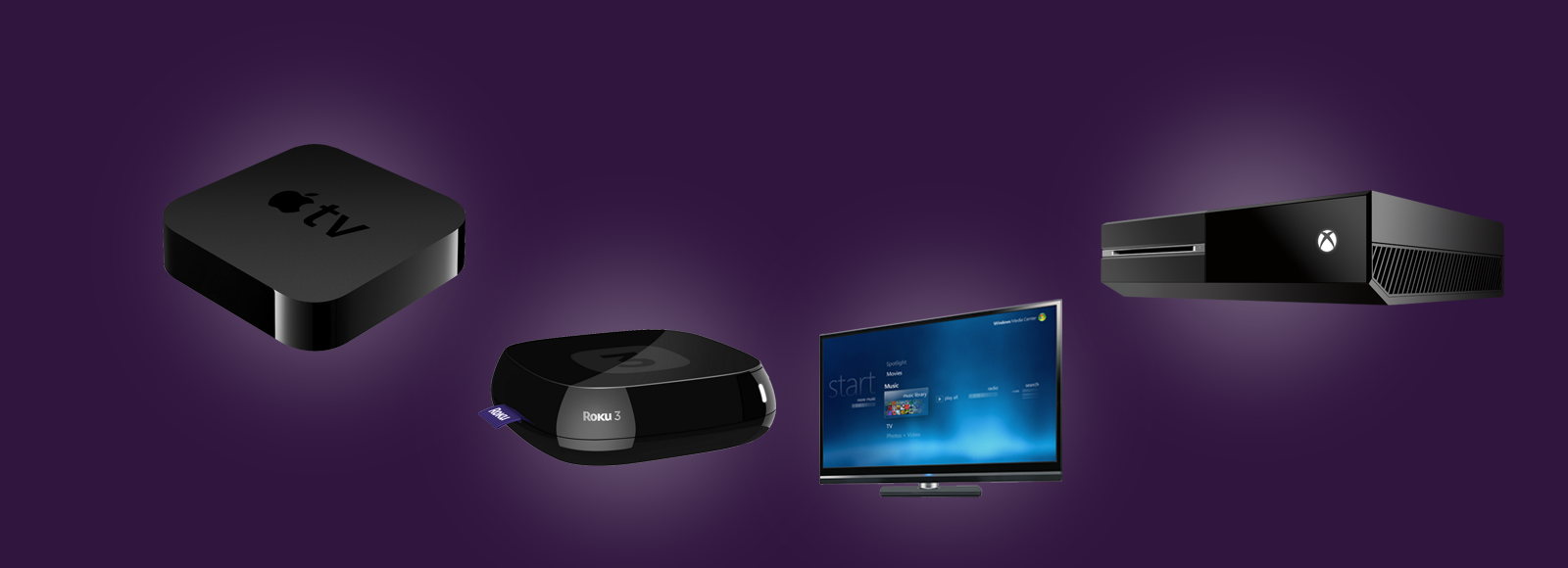 IR Universal Remotes for Apple TV - Xbox One - Roku - Windows Media Center