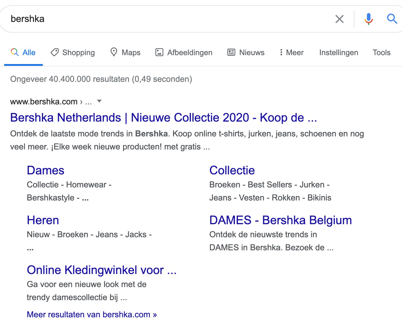 Marketing Technologie Stack: Zalando: Google