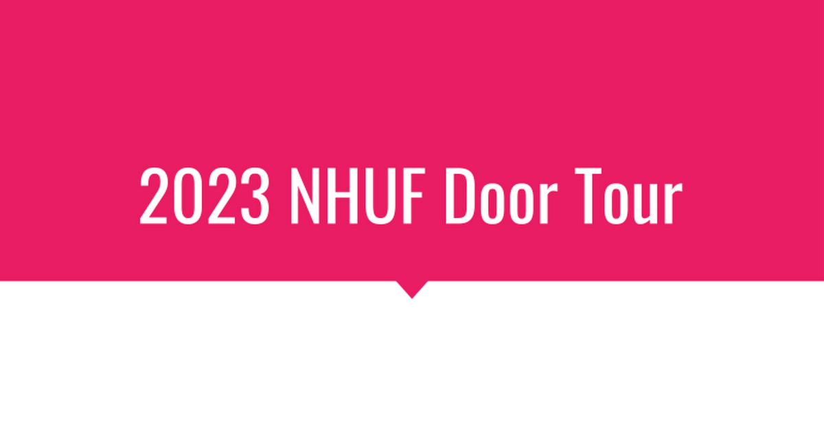 NHUF Door Tour 2023
