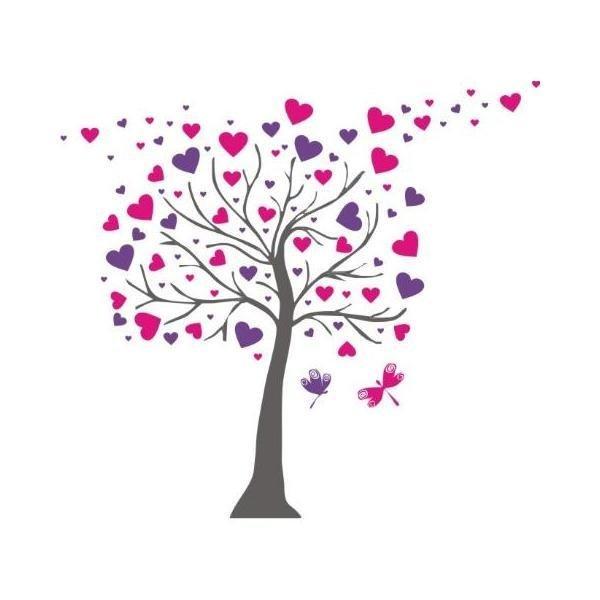 Arbol Corazones 3 colores a elección