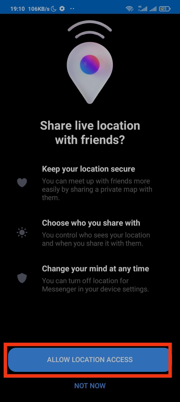 Using Facebook for location tracking
