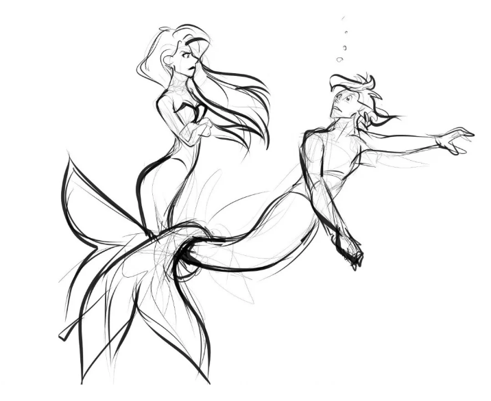mermaids drawing prompts