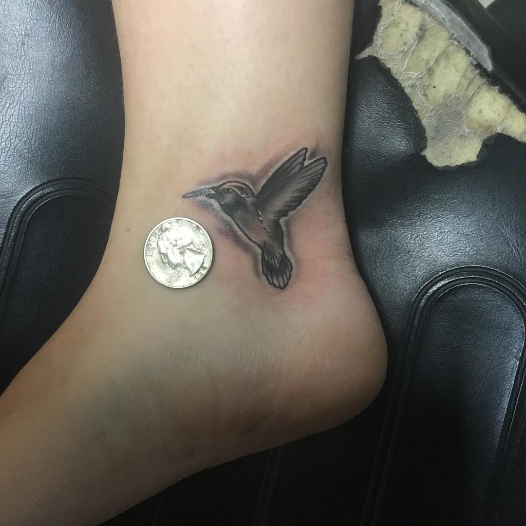  Small Hummingbird Tattoo