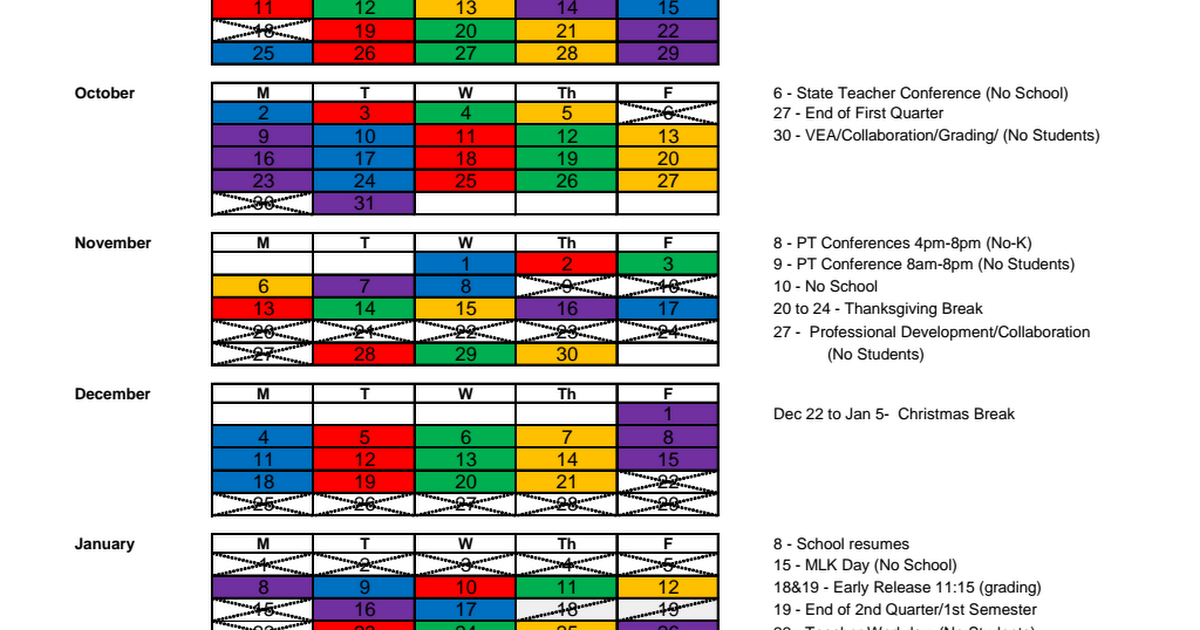 Nalc Color Coded Calendar 2023 Customize and Print