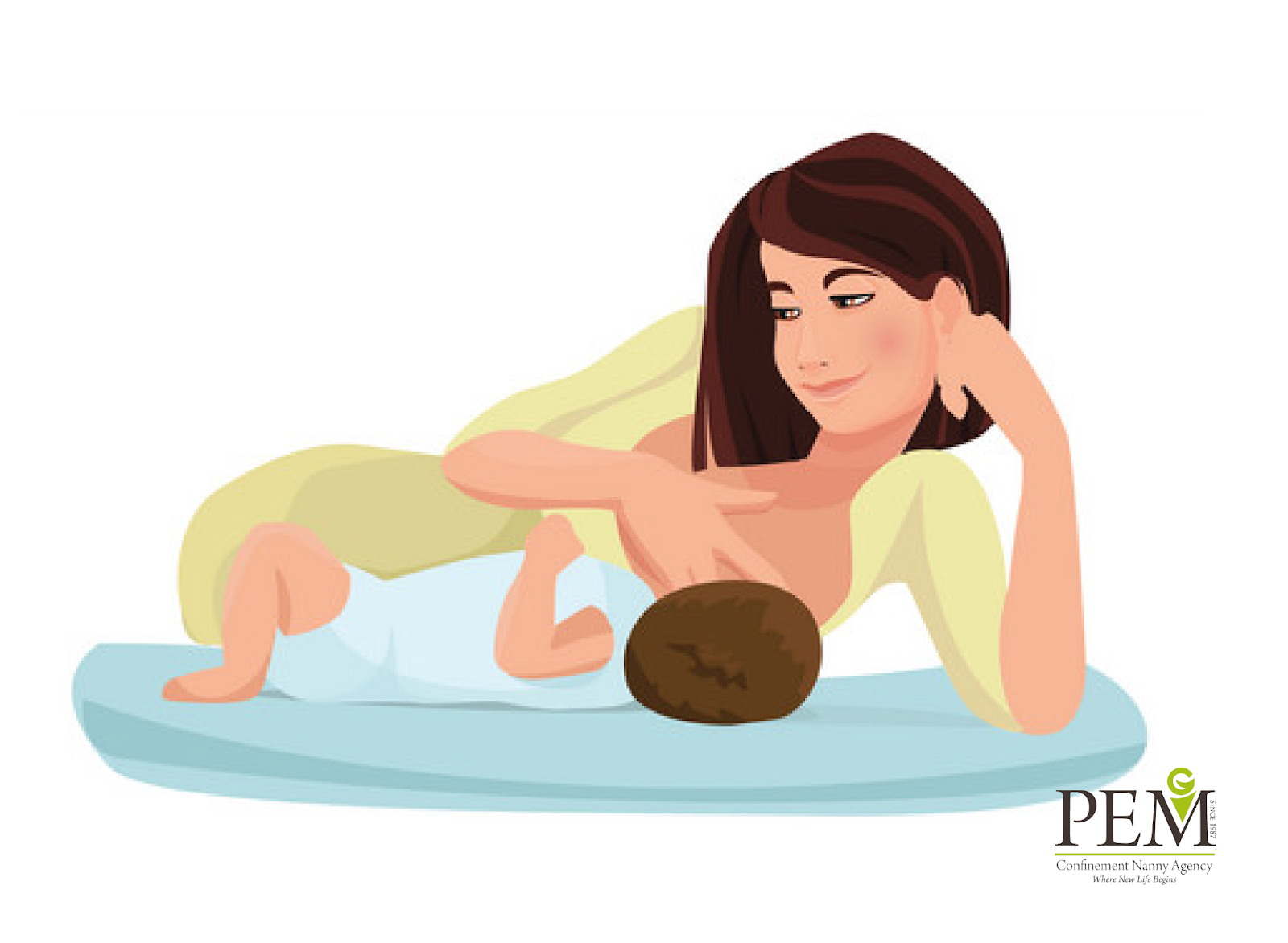 Breastfeeding Side-Lying Position - PEM Confinement