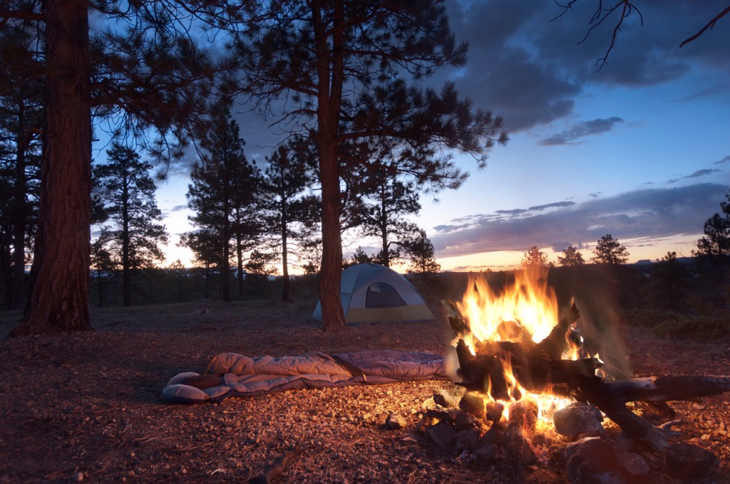 Use these campfire safety tips to manage your fire.