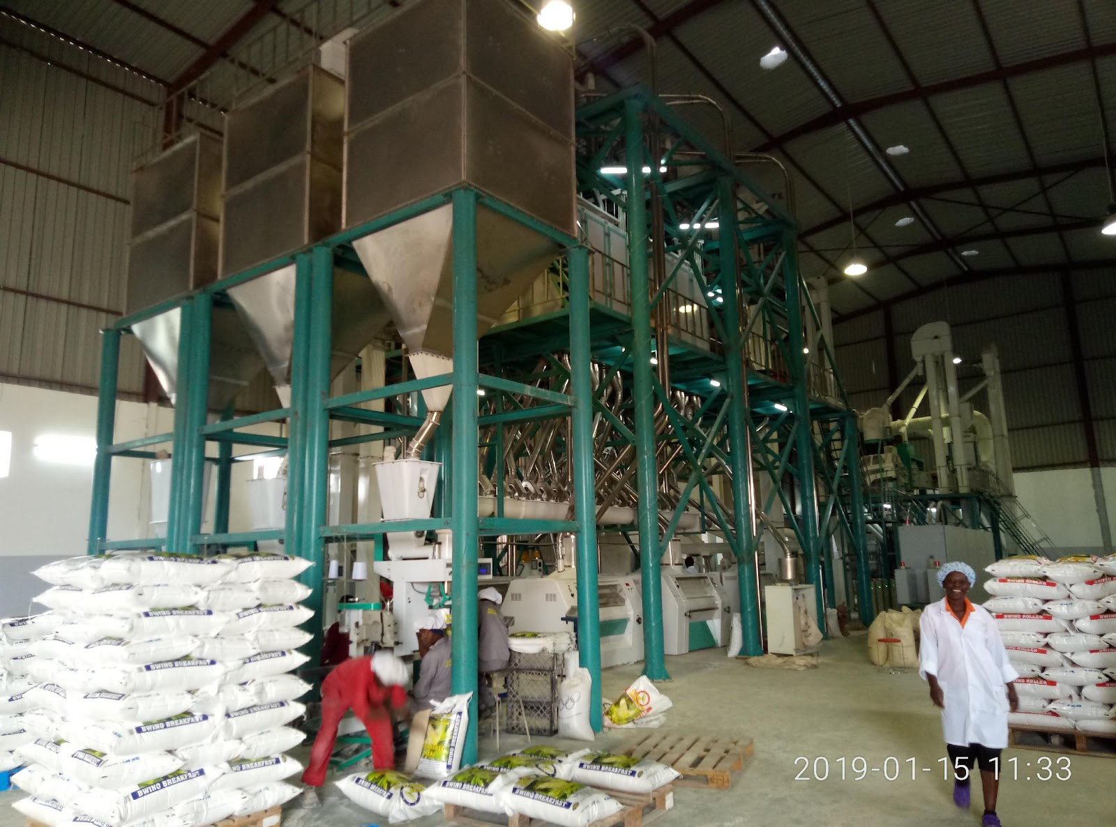 10T per Hou maize mill machine in Zambia (4)