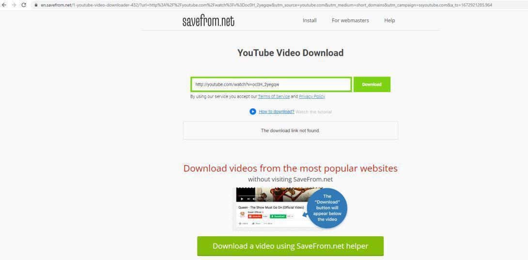 YouTube Video Download --