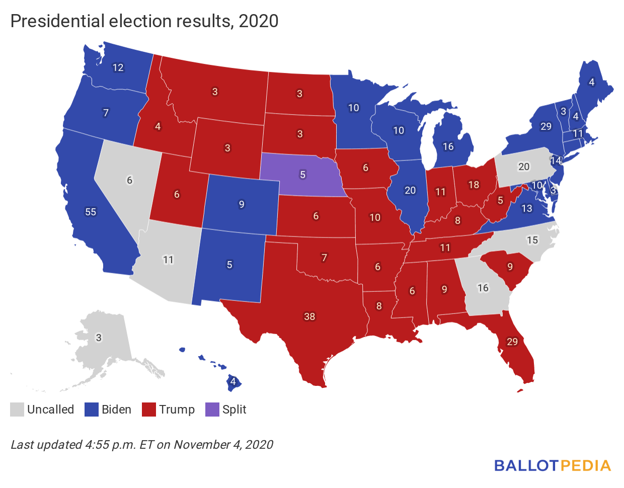 Presidential election map