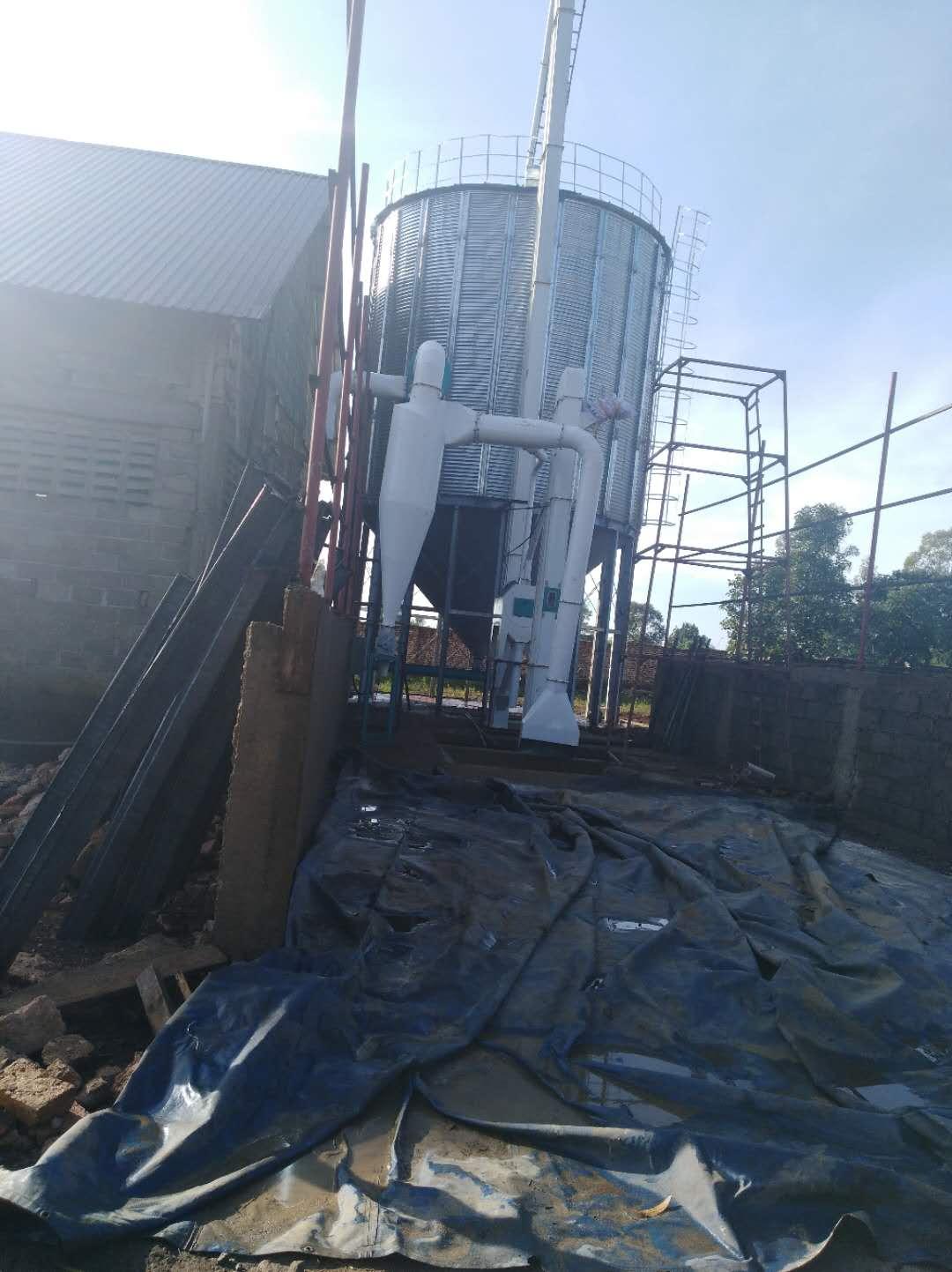 50T maize mill begin installation  (3)