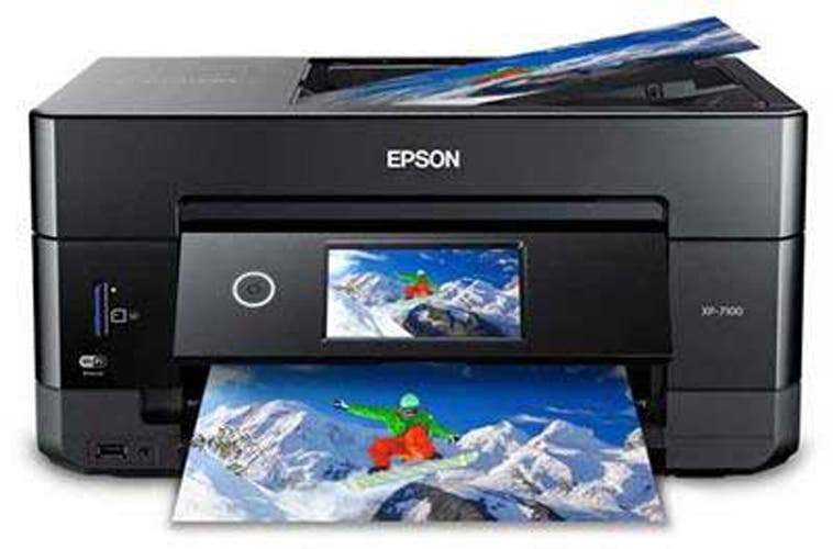 طابعة Epson Expression XP-7100 اللاسلكية الملونة هي أفضل طابعة صور