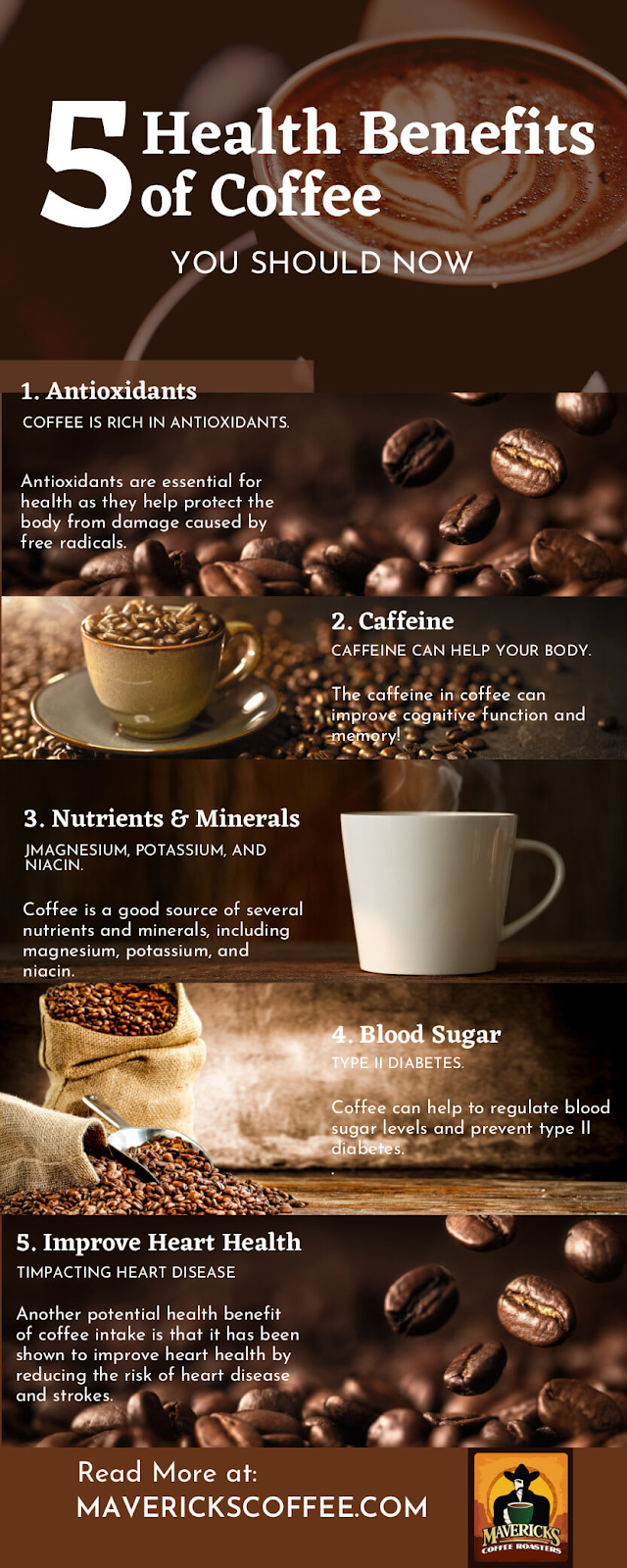 Top 5 positive effects of coffee. 