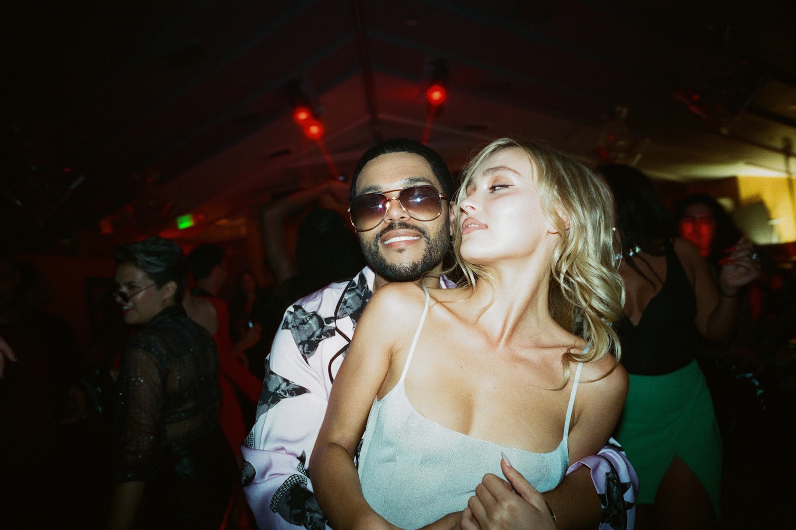 The Weknd and Lily-Rose Depp in "The Idol"