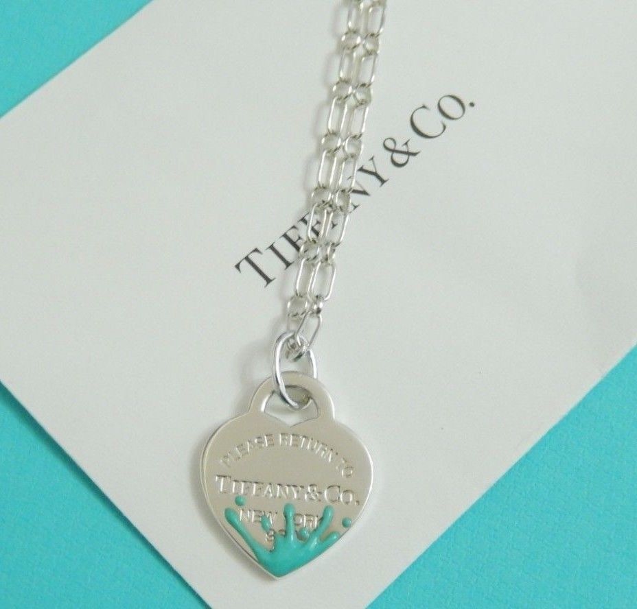 Tiffany paint splash necklace shop