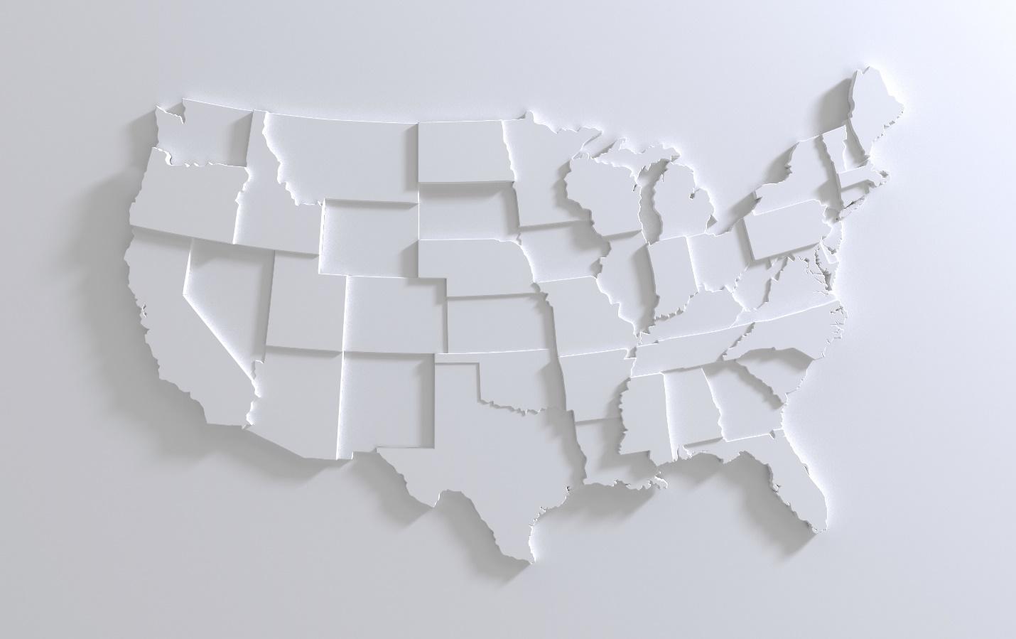 A map of the united states

Description automatically generated