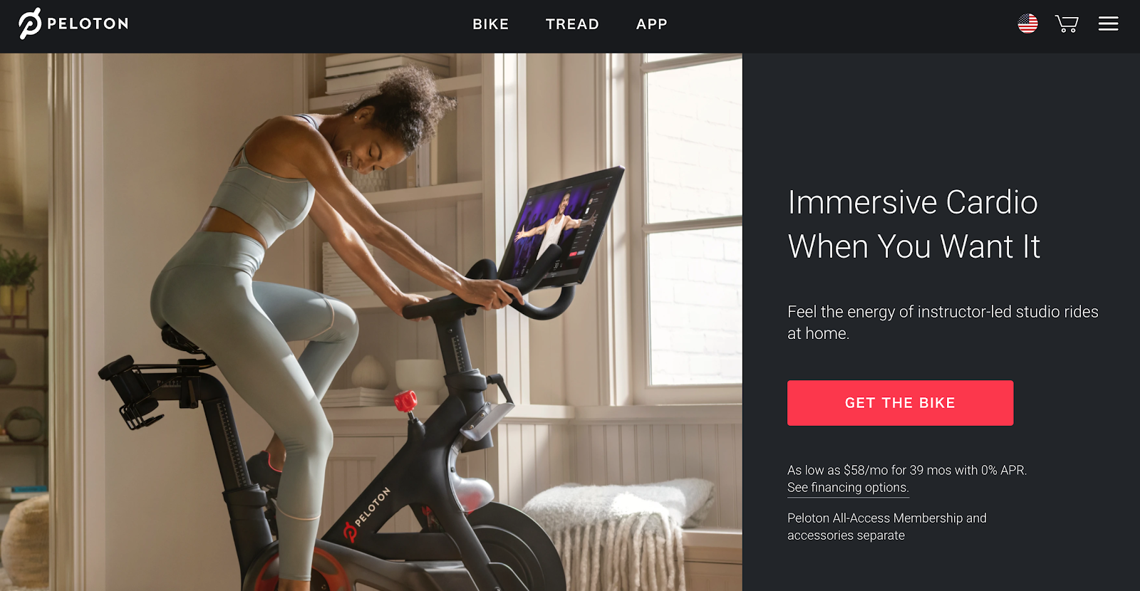 peloton bike membership cost