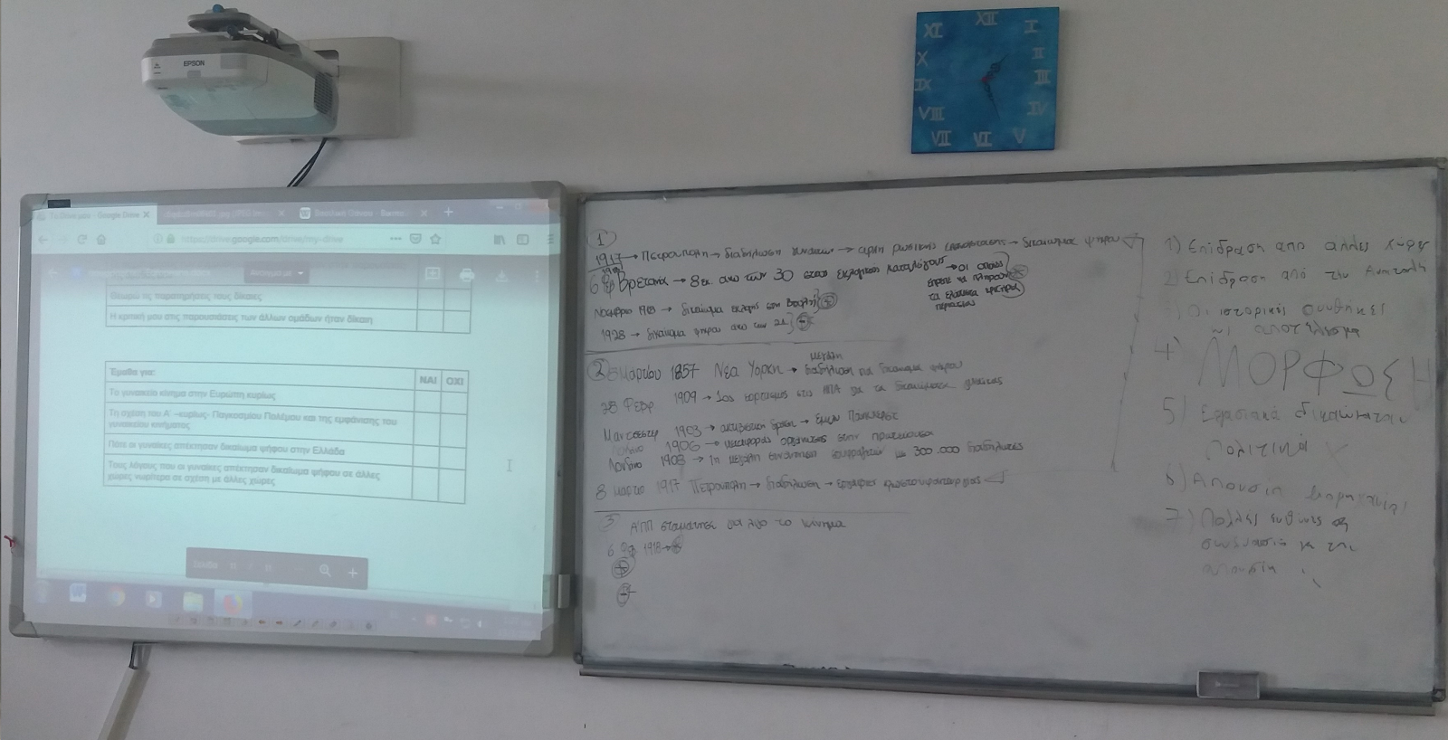 students test and feedback about the lesson 