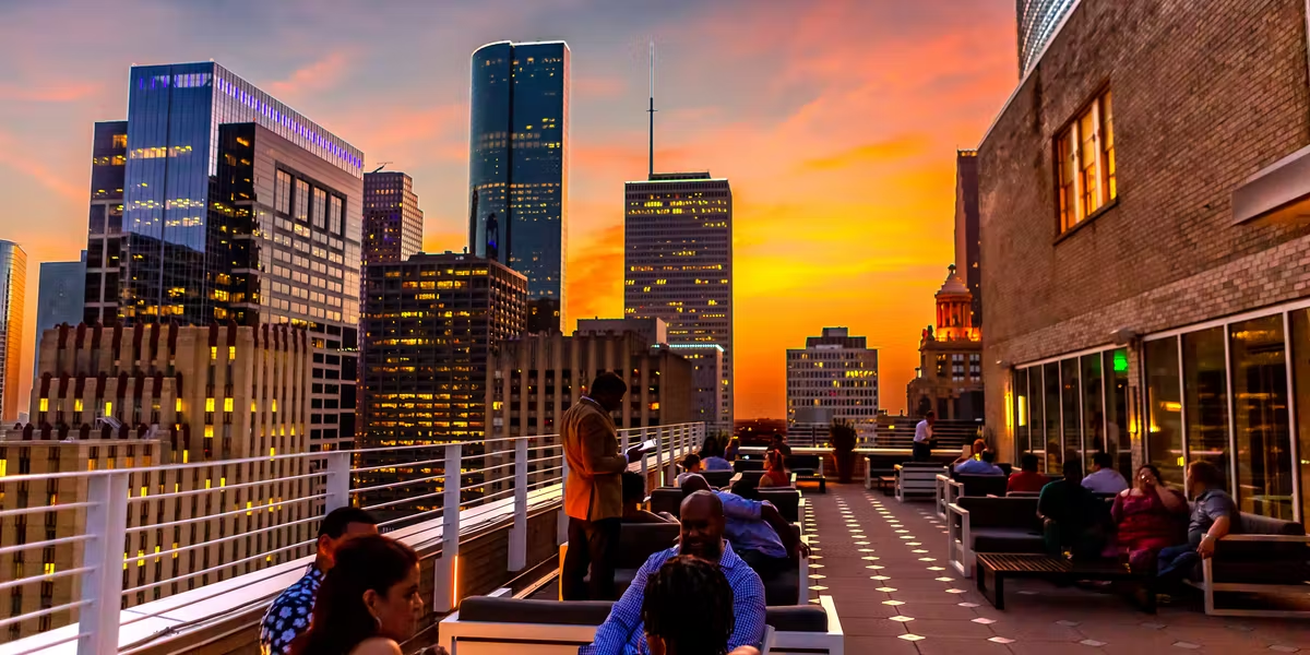 Rooftop Dining View Z23 Houston and Couples Experience