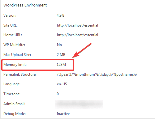 php memory limit