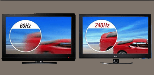 60 hertz Monitor graphical difference