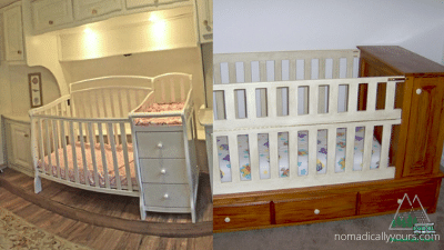 crib in travel trailer