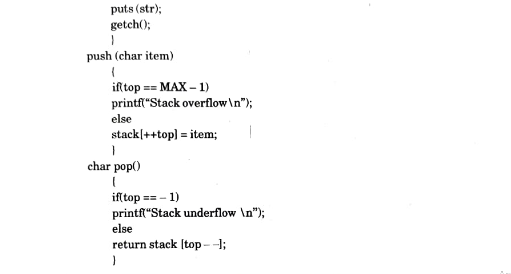 reverse a string in c language
