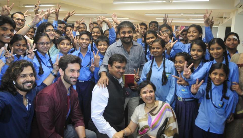 Image result for Anand Kumar with his students