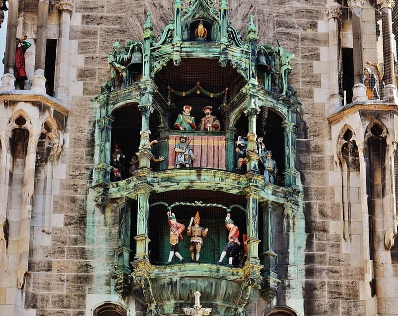 Figures at Rathaus-Glockenspiel, Munich