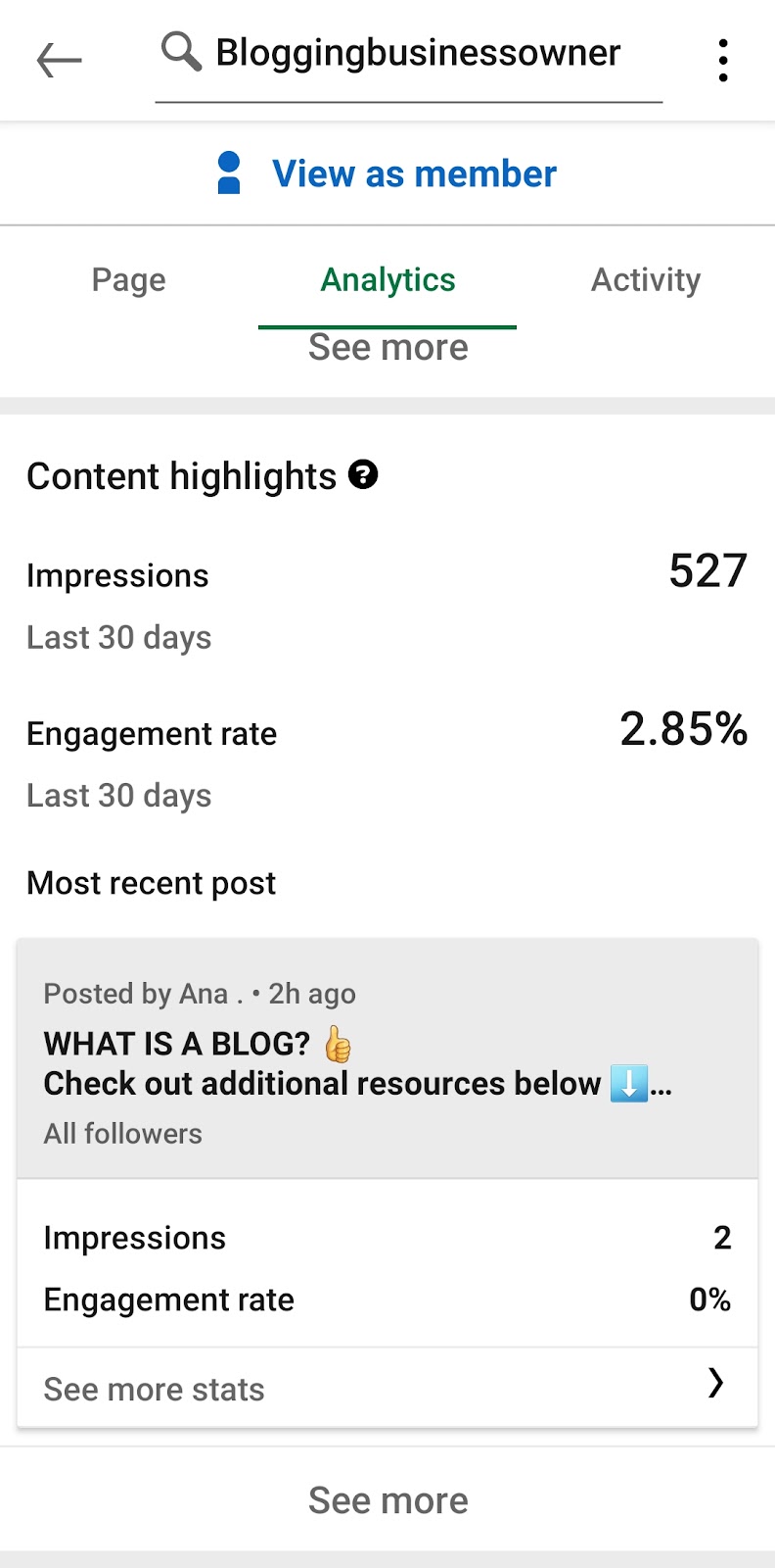 Content Highlight Analytics