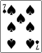 Playing card spade 7.svg