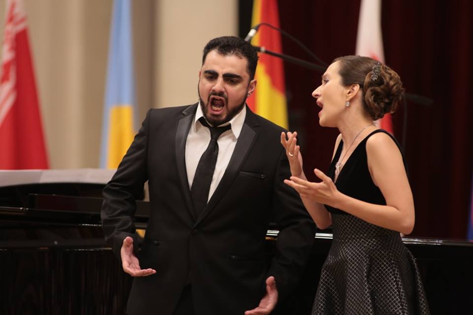 Evgeniya Sotnikova sings in the opening Gala-concert of Elena Obraztsova Competition in St.Petersburg (Russia, 2017)