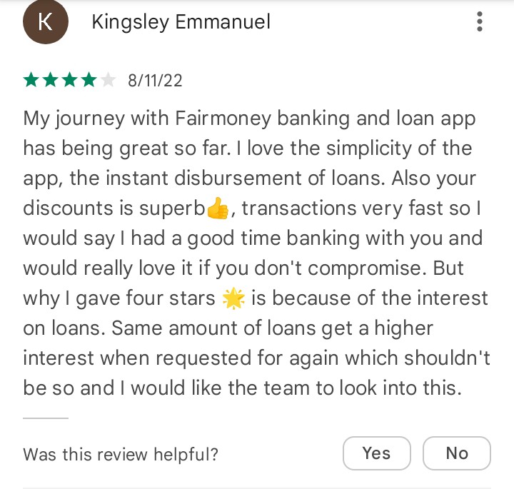 FairMoney review