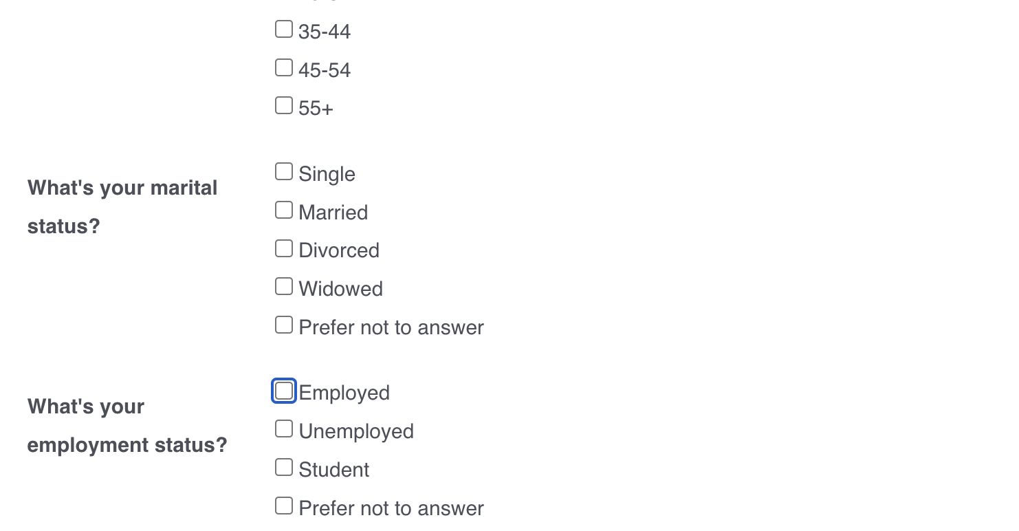 checkbox field, fluent forms