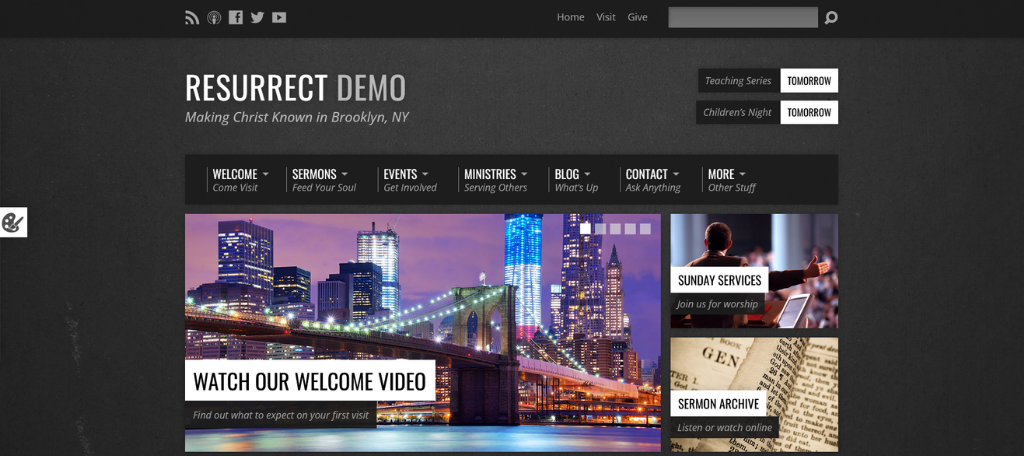 Resurrect WordPress Theme