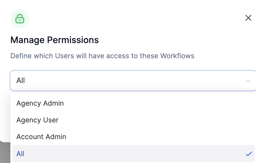 workflow manage permissions