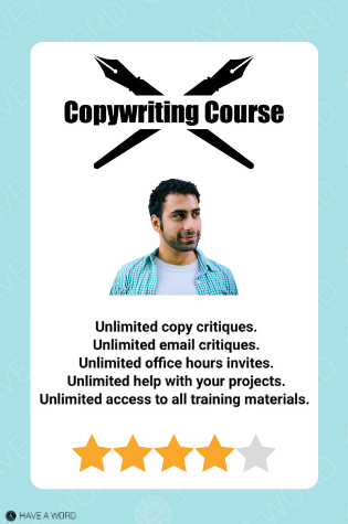 Neville Medhora Copywriting Course review