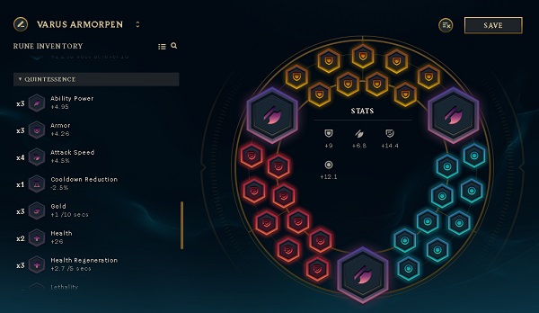 Varus Runes Season 7