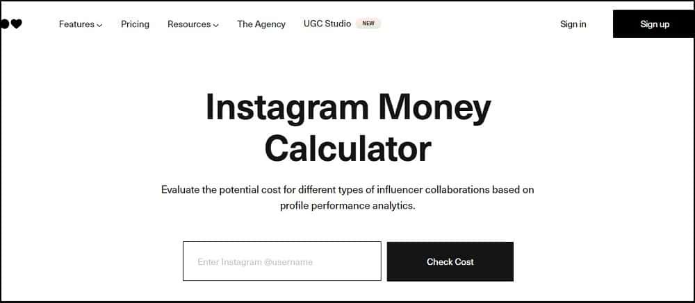 InBeat: An Instagram Influencer Money Calculator