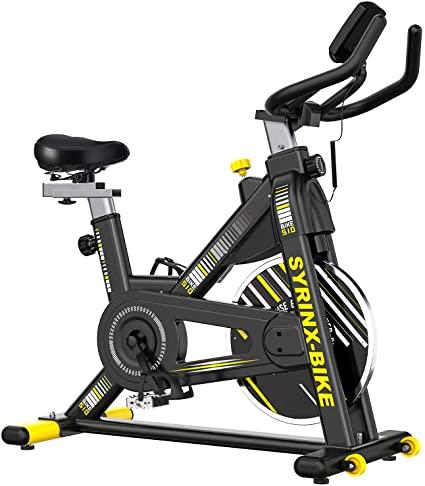 Exercise Bike SYRINX Indoor Cycling Bike [2021 Updated] Spin Bike  Stationary Bikes with Comfortable Seat Cushion & Ipad Mount Excersize  Bicycle for Home Gym Cardio Workout Fitness Equipment Machine, Exercise  Bikes -