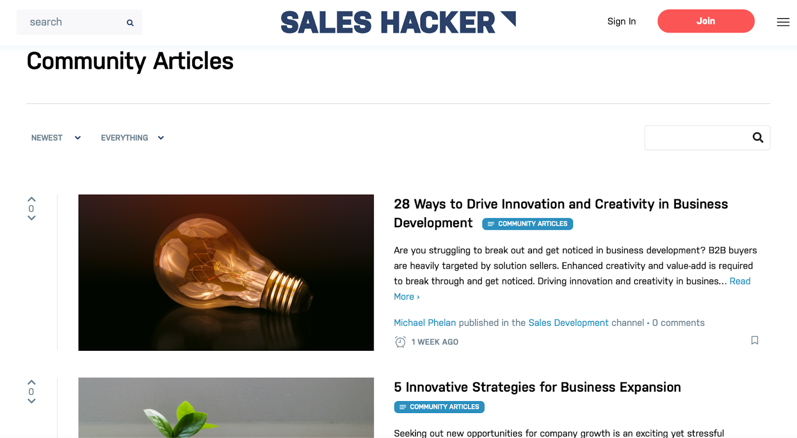 Best Marketing Resources: Saleshacker