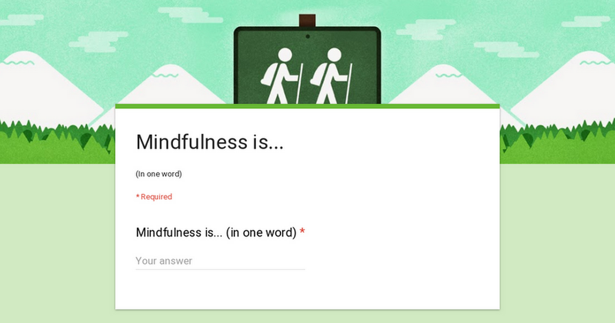 Mindfulness is