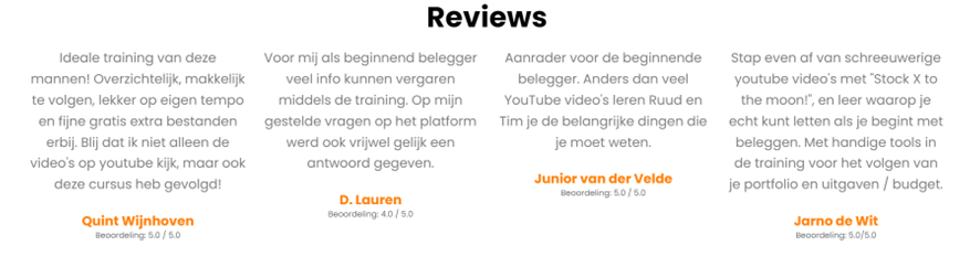 reviews beleggerstraining.nl