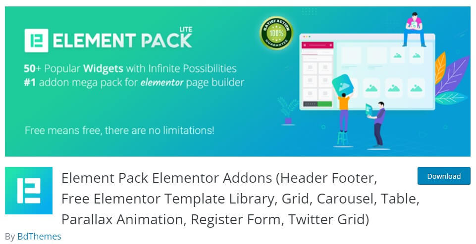 element pack for elementor 