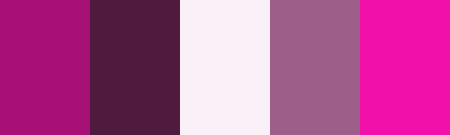 Monochrome color scheme pink