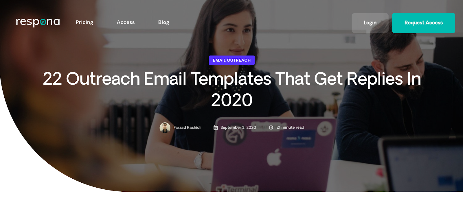 Respona outreach email templates