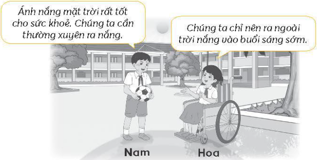 A cartoon of a child and child in a wheelchair

Description automatically generated